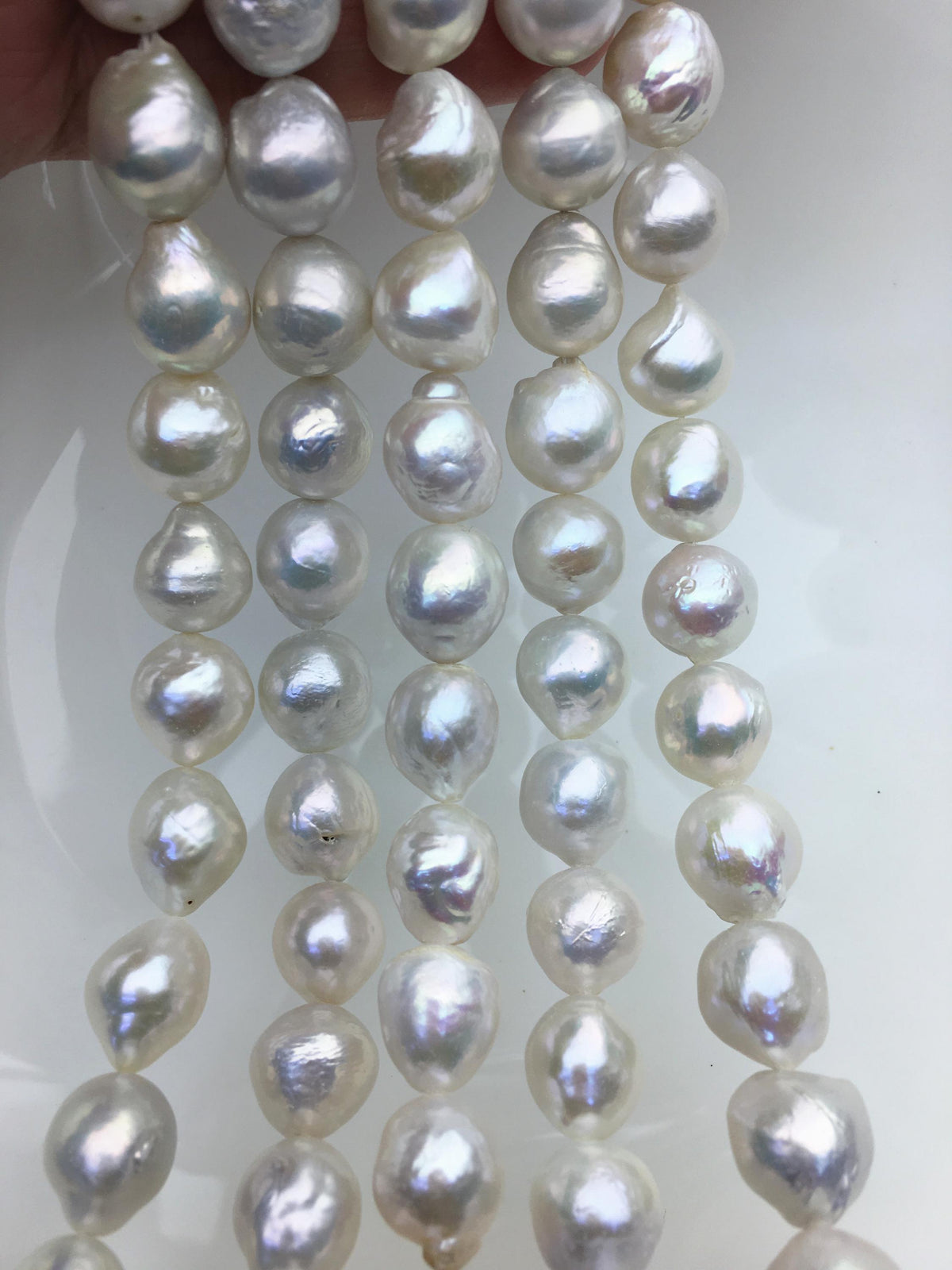 AA+ 11-14mm white big drop Edison Freshwater Pearl,ED12-2A-5-63
