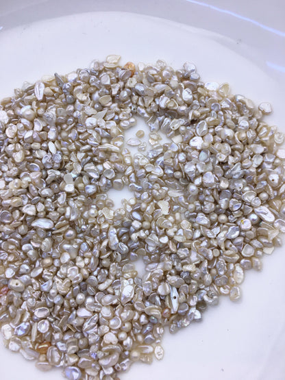 90grams AA 3-5mm keshi freshwater pearls,mix hole,ZS-127-T1