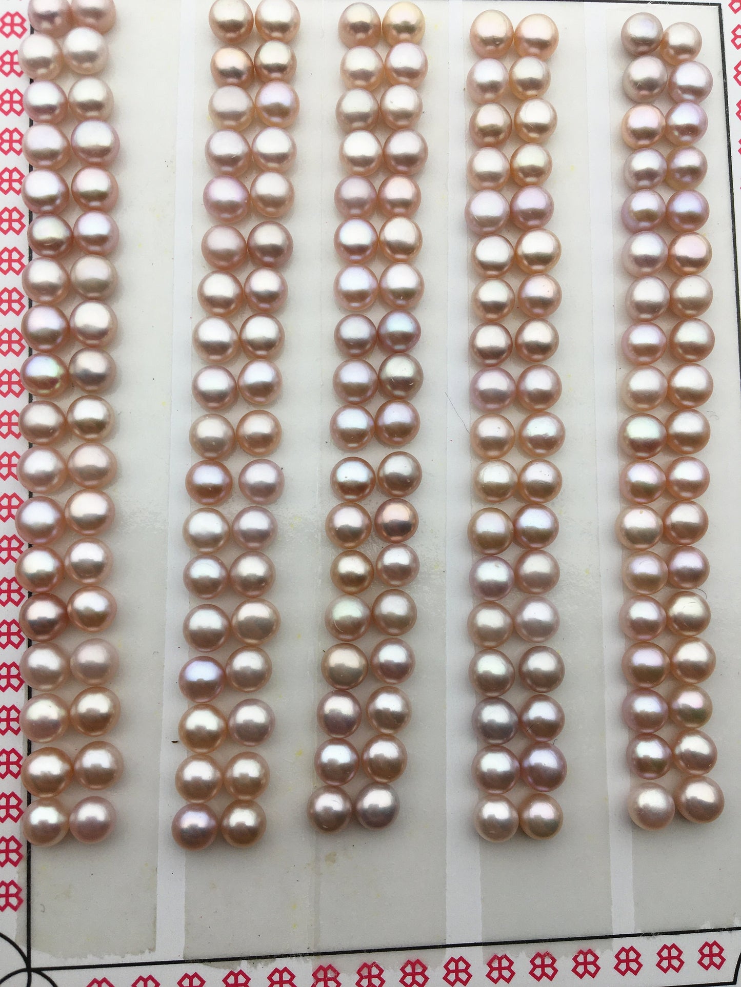 10 pairs AAA 4-4.5mm Seed purple button round pearls pairs,loose pearl beads,pearl earring,pearl stud,pearl earring stud supply,BTN4-4A-3