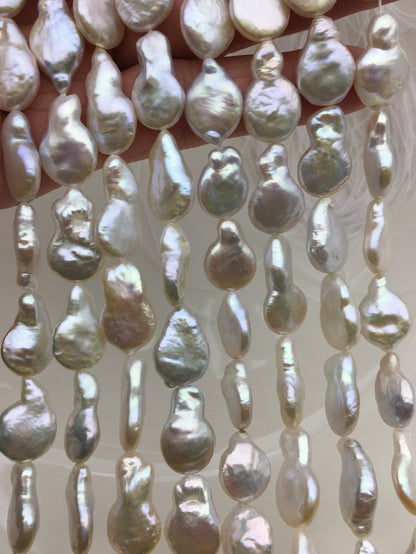 AAA 11-12mm White Drop Coin freshwater pearls,diy bead,flat round pearl bead,COIN12-3A-3-4