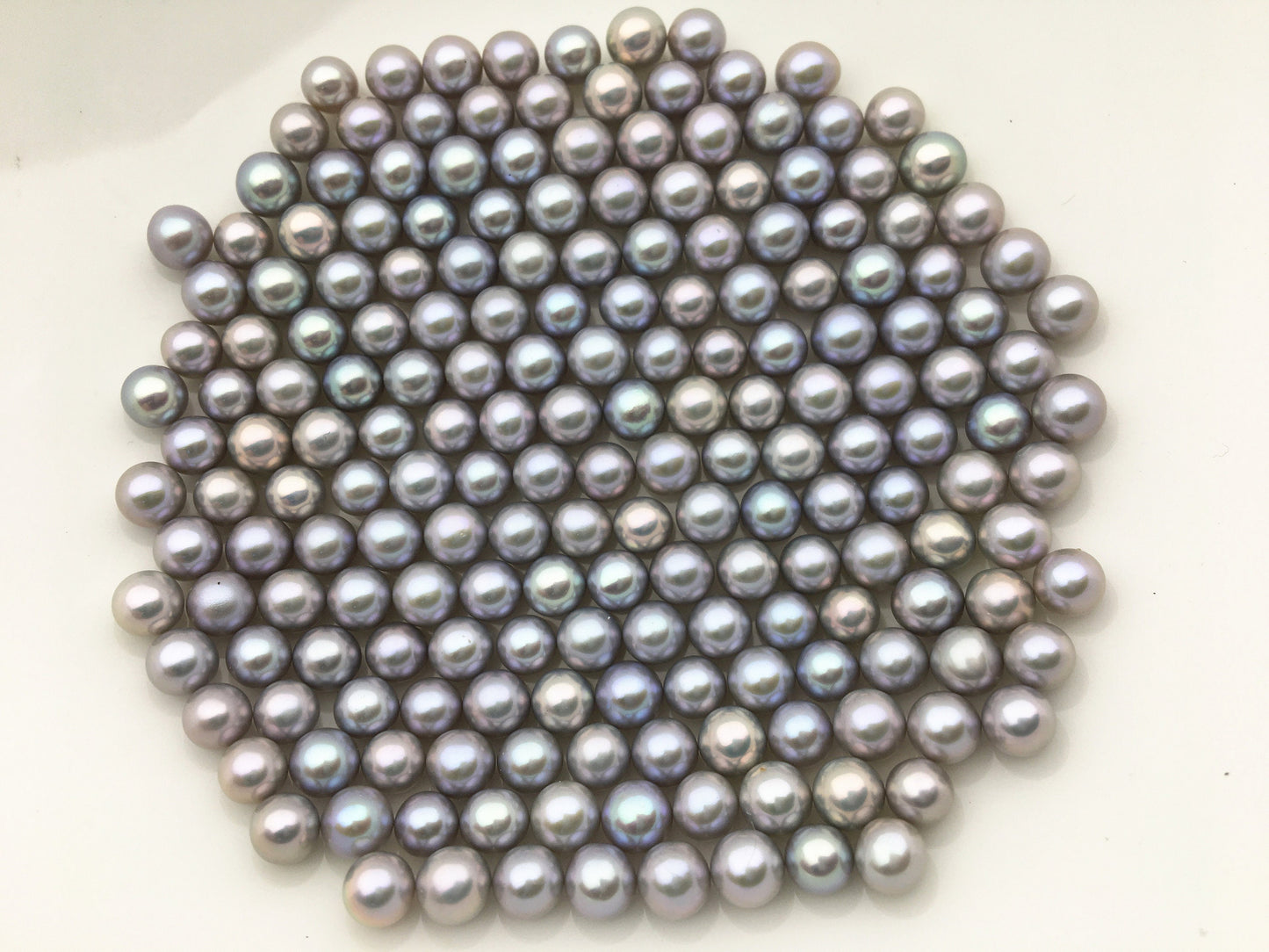 10pcs AAA 4.5-5mm gray seed freshwater akoya pearl bead,white freshwater round loose pearl wholesale,tiny pearl supply,RP4-3A-10