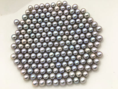 10pcs AAA 4.5-5mm gray seed freshwater akoya pearl bead,white freshwater round loose pearl wholesale,tiny pearl supply,RP4-3A-10