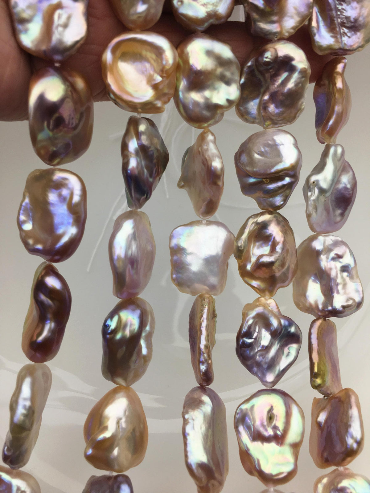 AAA 16-19mm purple keshi Freshwater Pearl,DIY Loose Freshwater Pearl,wholesale price,china wholesale pearl,ZS-200-121-8