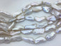 AAA 12-15mm white Keshi Biwa Pearl Necklace,ZS-200-120-22
