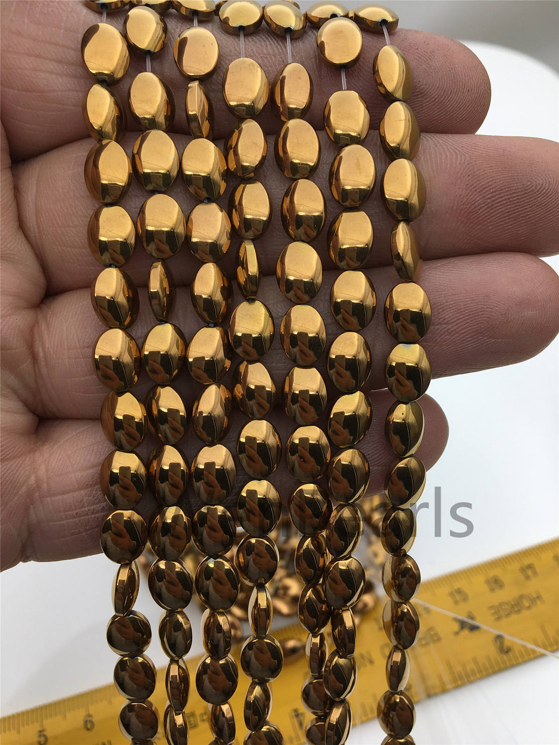 Hematite Brown,6x8mm Oval Excellent Luster Amazing Sale,AAA, 15.5 inches,G50-OTH6-002-2