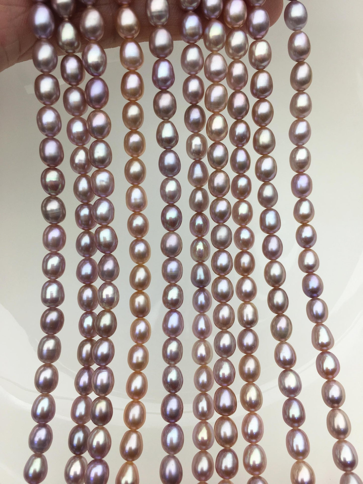 AAA 5.5-6mm purple oval pearl beads,high luster freshwater pearls,loose freshwater pearl,LR5-3A-54