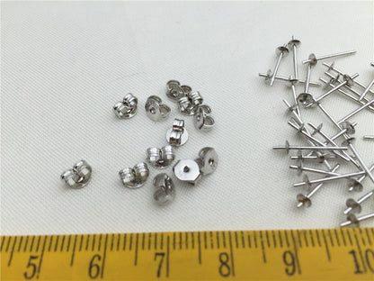Quality Update! High quality sterling silver stud,s925 sterling silver stud, rose gold,yellow gold stud for earrings,ASL-ER-003