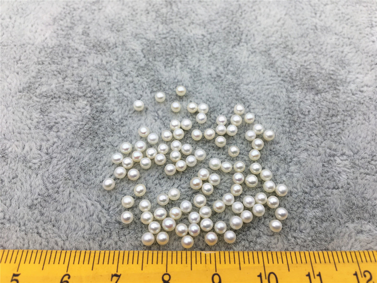 AAAA 2.8-3mm white round seed freshwater pearls,no hole,tiny pearl supply,good quality,through hole,RP2-4A-4
