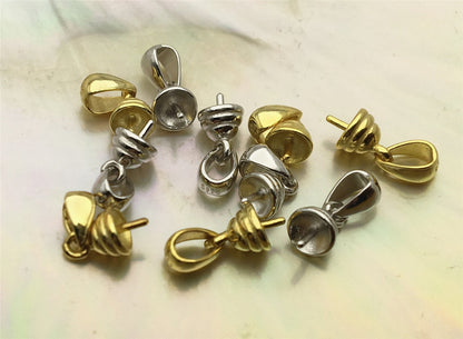 4.7mm Cup Size S925 sterling silver pendant hook, for pendant,for DIY,wholesale,ASL-P-007
