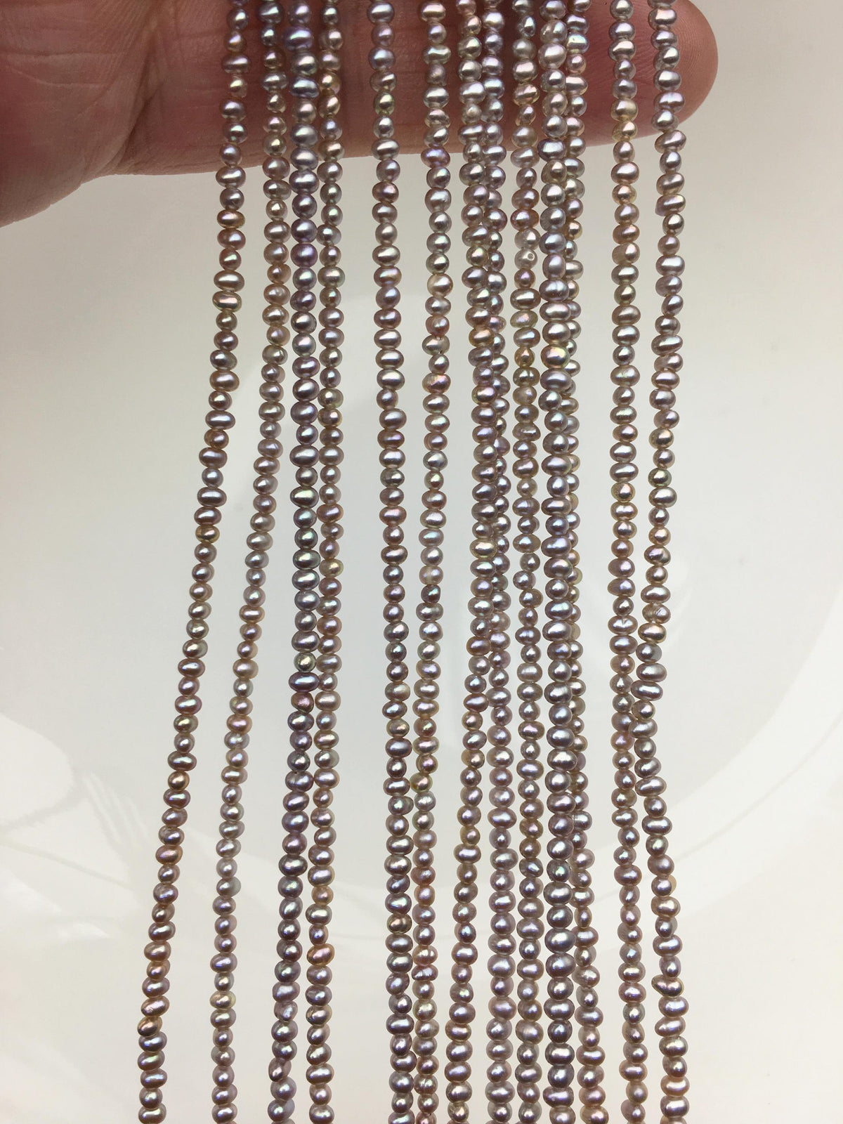 AAA 2-2.2mm gray purple seed potato freshwater pearls,seed pearl,small size pearls bead wholesale,Wedding,Love,Happiness,birthday,CR2-T2