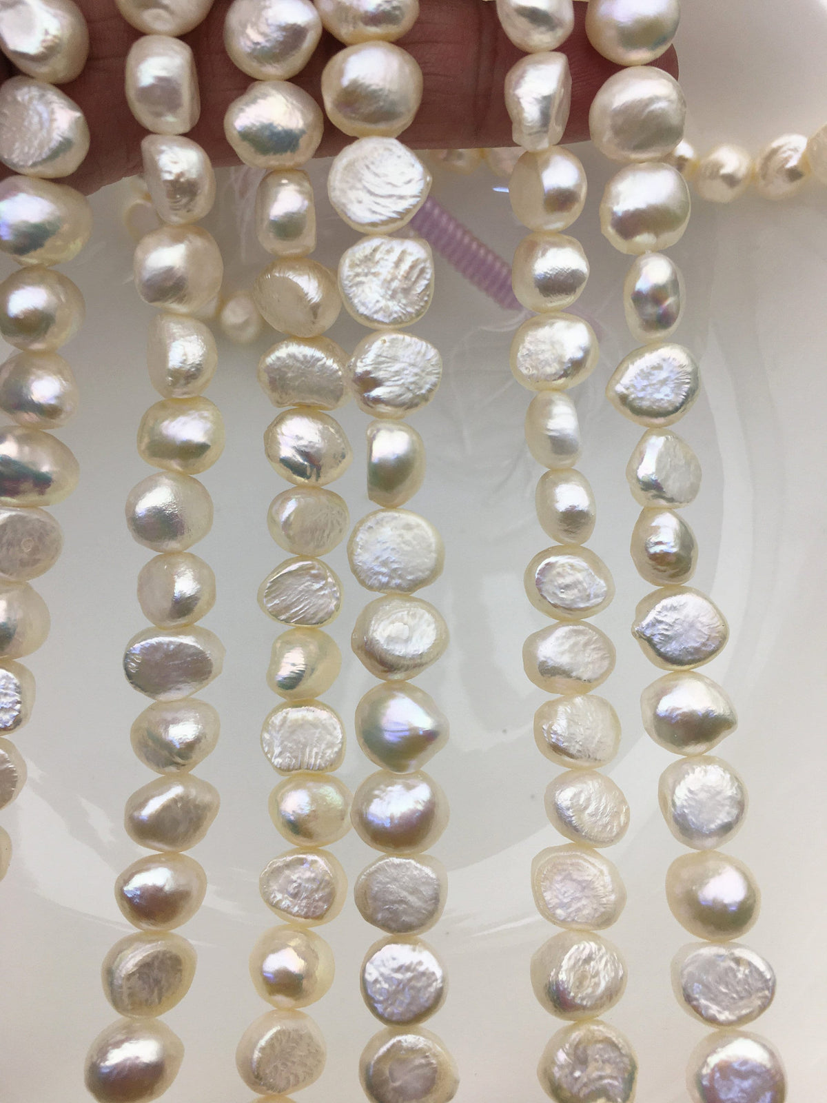 AA+ 9.5-10.5mm white nugget freshwater pearls,bridesmaids,destination wedding pearl,beach theme wedding,LM10-T12