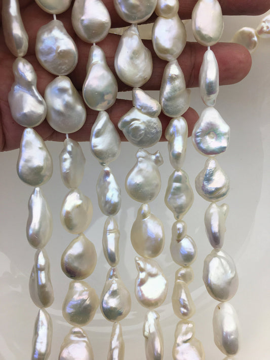AA+ 12-14mm White teardrop Coin freshwater pearls,diy bead,flat round pearl bead,COIN12-2A-2-1
