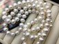 32'' AA+ 10mm whtie potato pearl Necklace,white Pearl necklace,NPN1-018