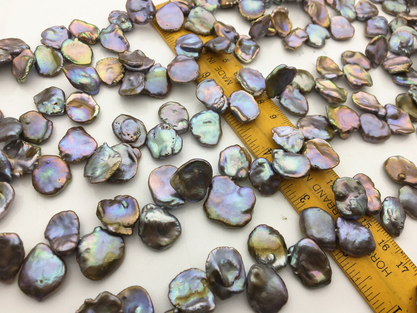AA+ 12-16x13-17mm Gray Bronze Keshi Pearls,high luster,good quality,wholesale price,baroque pearl,keshi pearl strands,ZS-129-9-7