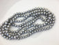 47'' AA+ 6mm gray potato freshwater pearl Necklace,NPN1-T9