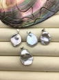 AAA 16-18mm Gray big keshi pearl pendant necklace,S925 Sterling silver pendant,NC1-069