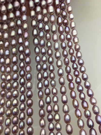 AAA 5-6mm deep purple oval pearl beads,high luster freshwater pearls,loose freshwater pearl,LR5-T7