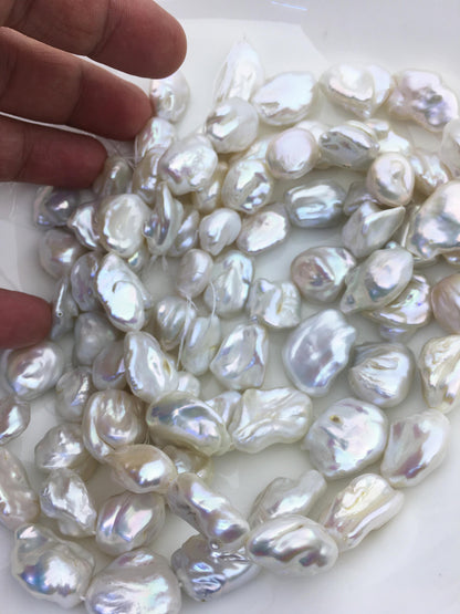 AA+ 14-16mm white thick keshi Freshwater Pearl,DIY Loose Freshwater Pearl,wholesale price,china wholesale pearl,ZS-200-112