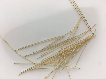 10pcs Made in US 1/20 14K Gold Filled T pins 0.41x38.1mm, AGF-OTH-3