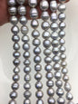 15.5'' AA 9-11mm gray drop Edison Freshwater Pearl,ED12-T10