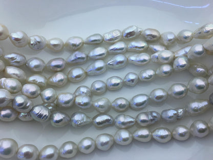 1 strands AA+ 11-13mm big white baroque drop Edison Freshwater Pearl,ED12-2A-5-16