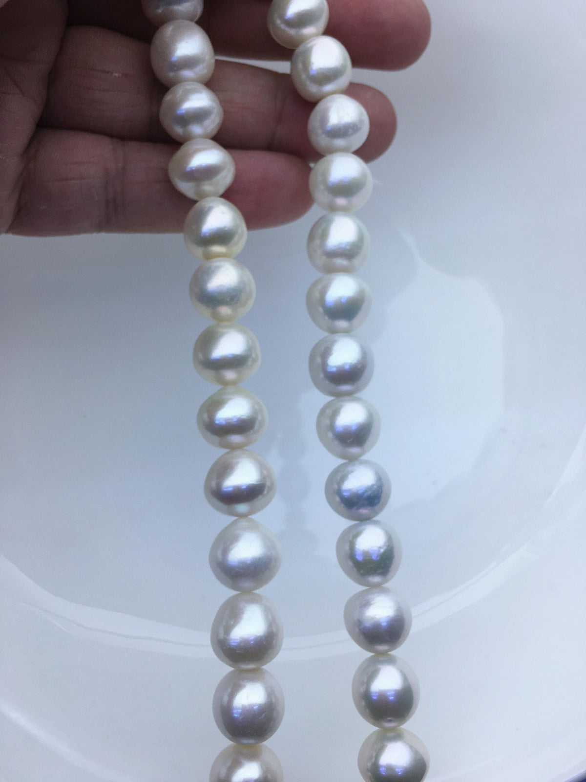 AA+ 11-13mm white button round Edison Freshwater Pearl,ED12-2A-5-25