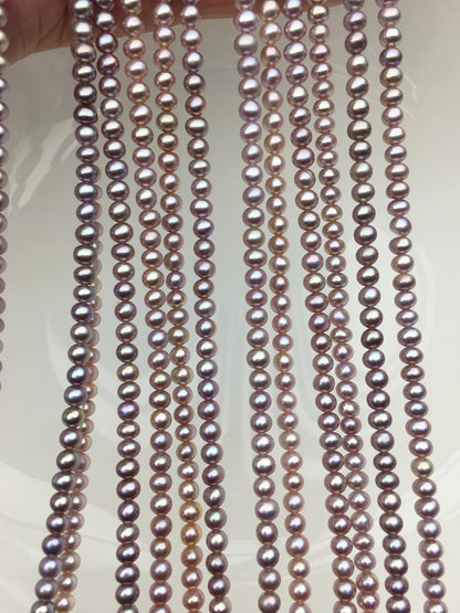 AAA 3.5-4mm deep purple potato freshwater pearls,seed lavender pearl,diy pearl,CR3-3A-5