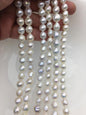 AA+ 8-10mm white baroque drop Edison Freshwater Pearl,ED10-2A-2-41