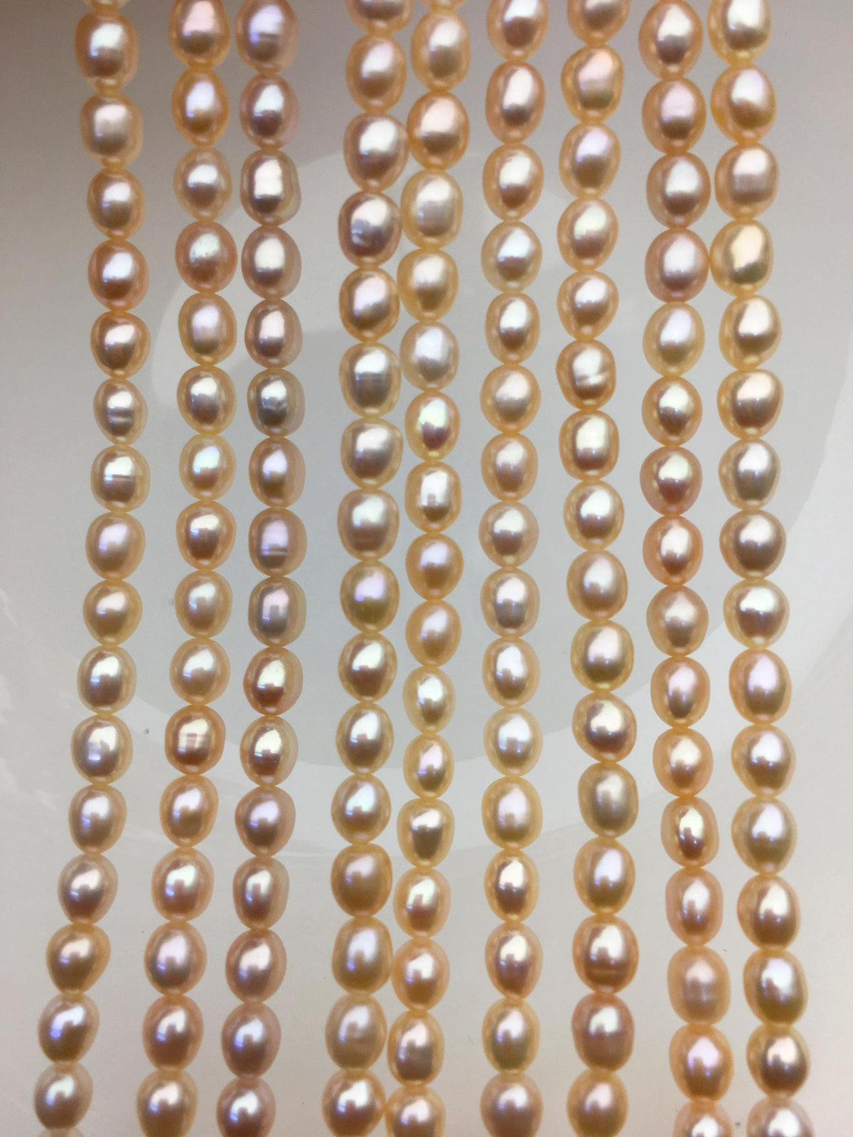 AAA 5-5.5mm peach pink oval pearl beads,high luster freshwater pearls,loose freshwater pearl,LR5-3A-55