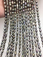 AA+ 5-6mm green toothpick Biwa Pearl Necklace,Genuine Fresh Water Pearl,Wedding Necklace,Mothers Day,ZS-80-10-16