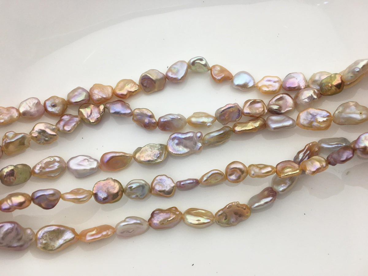 AAA 8-10mm natural pink purple keshi Freshwater Pearl,DIY Loose Freshwater Pearl,ZS-200-121-13