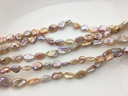 AAA 8-10mm natural pink purple keshi Freshwater Pearl,DIY Loose Freshwater Pearl,ZS-200-121-13