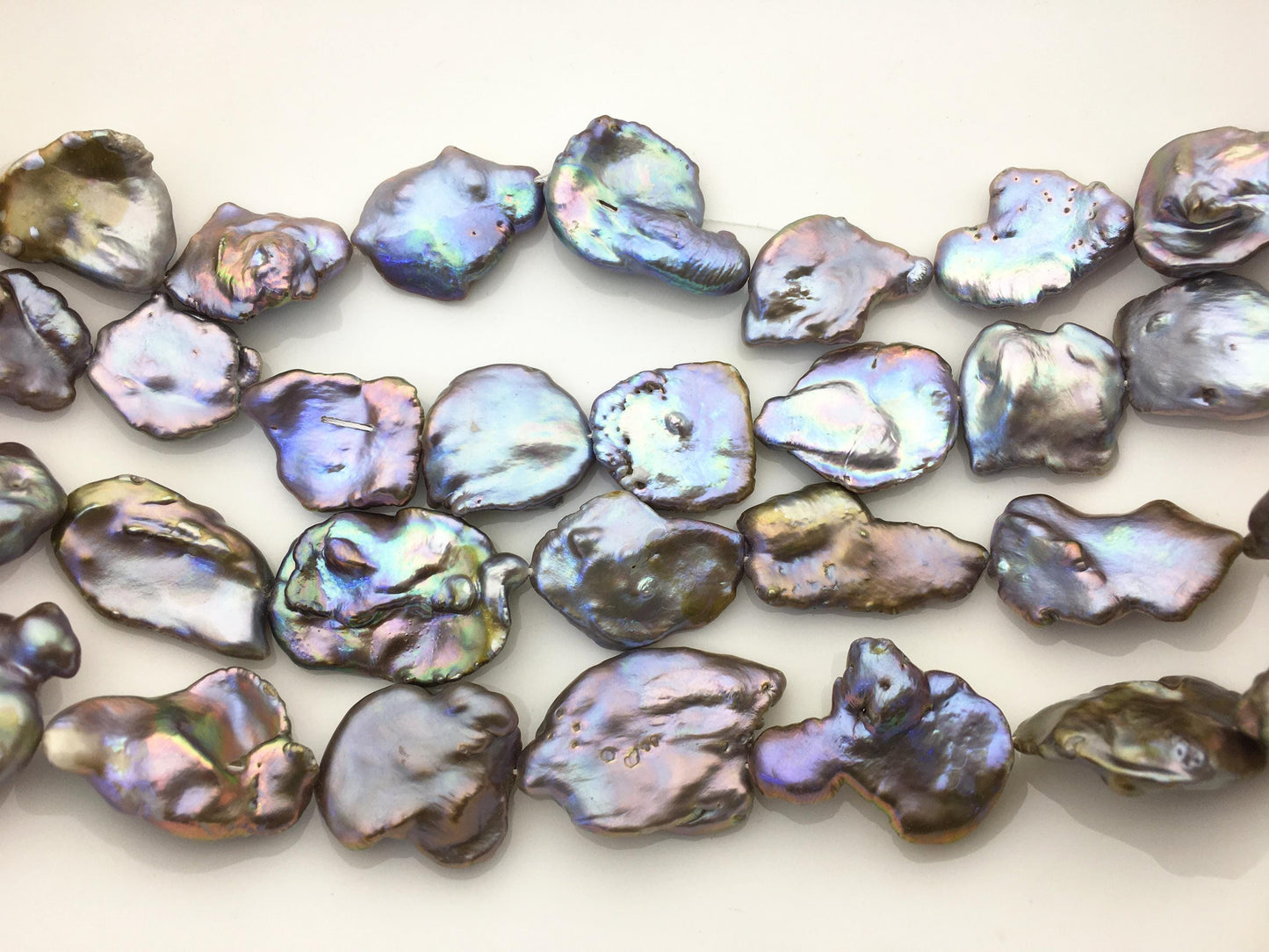 AA+ 16-20mm Gray Bronze keshi Freshwater Pearl,DIY Loose Freshwater Pearl,ZS-200-9