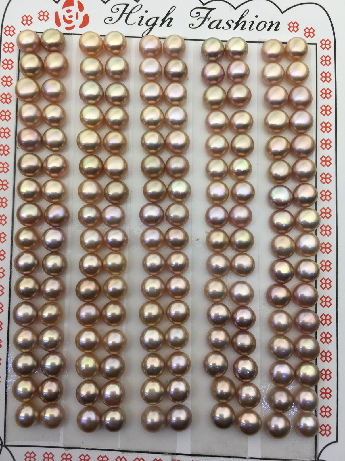 16 pairs AAA 4.5-5mm tiny purple rainbow button round freshwater pearl pairs,WHOLESALE,design for earrings,design for stud earrings,BTN4-T4