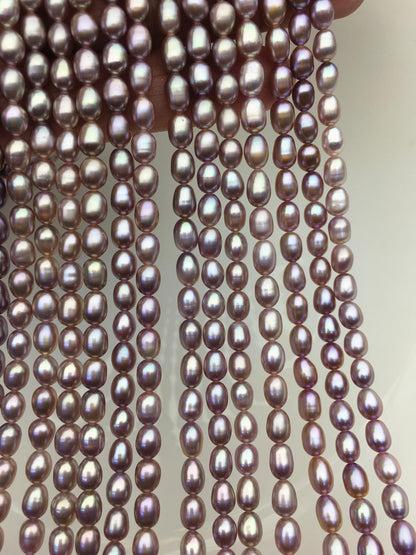 AAA 5-6mm deep purple oval pearl beads,high luster freshwater pearls,loose freshwater pearl,LR5-T7