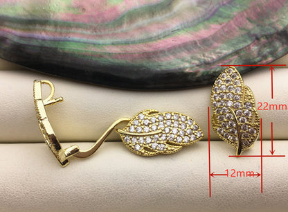 3pcs Copper Plated Gold Pearl Necklace Clasps,WHOLESALE,ASL-CL-024