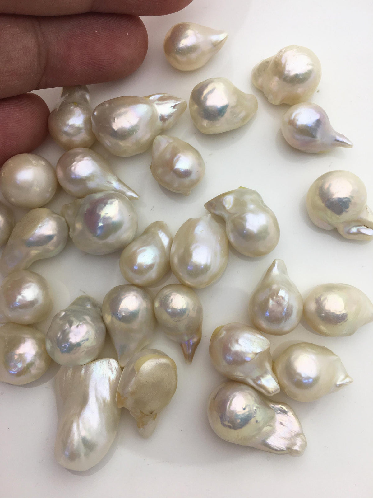 20pcs A 10-14mm Flameball Pearl,no hole,FL15-T2