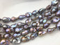 15.5'' AA+ 13-16mm Big Gray flame ball pearl,FL15-2A-5-53
