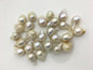 5pcs AA 10-11.5mm White Flame ball Pearl,Baroque pearl Pendant,Baroque Cultured Freshwater Pearl,no hole,FL12-2A-2