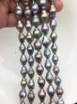 AA+ 10-12mm Gray Baroque Shape Freshwater Pearl,ZS-101-1