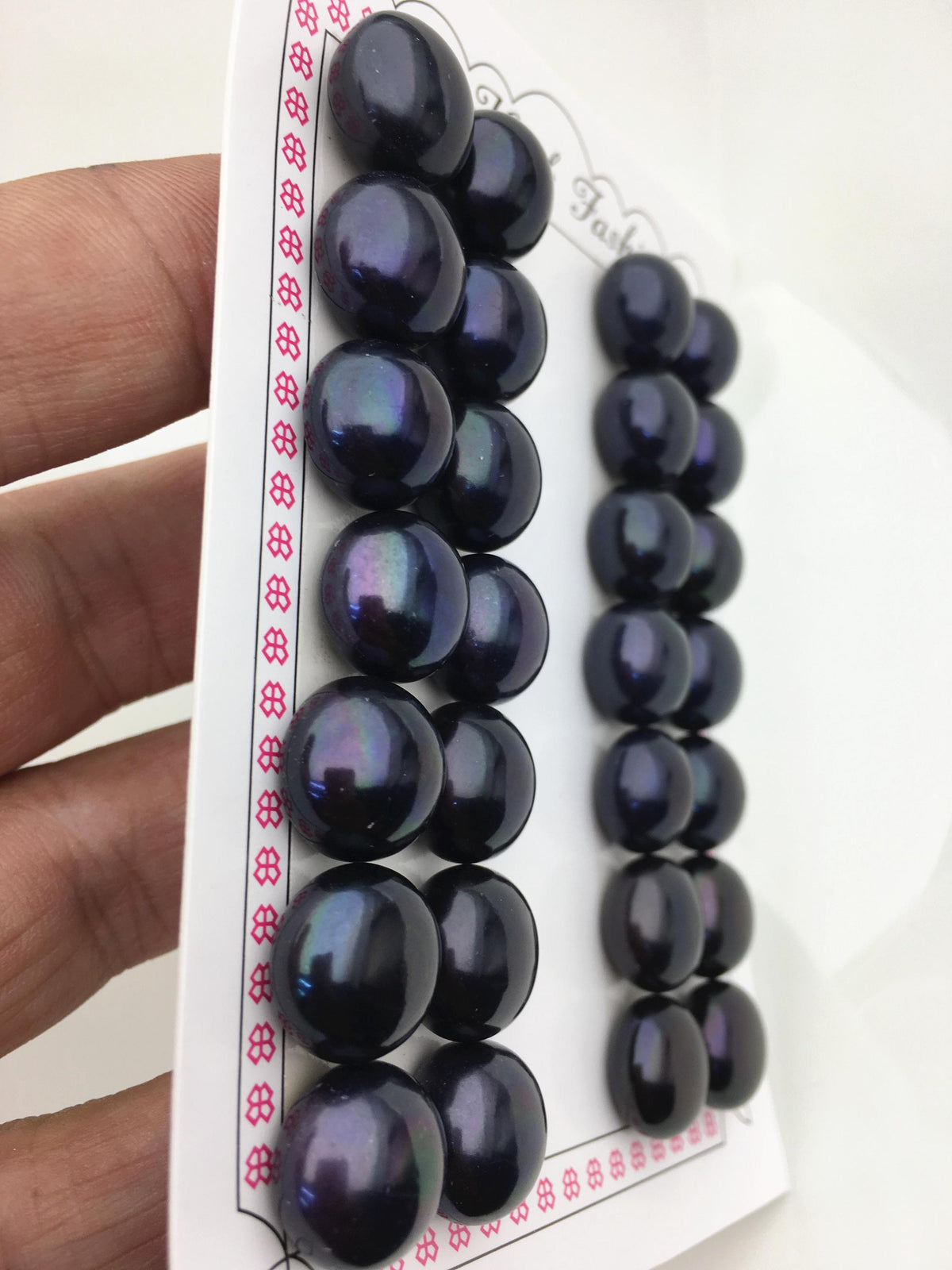 1 pair AAA 13-13.5mm black button round loose pearls pairs,wedding earring stud pearl material,BTN13-T4