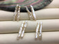 2 pairs AA+ 3-5x25-30mm white Toothpick pearls Pair,for make dangle earrings,baroque pearl,loose pearl beads,ZS-127-62-43