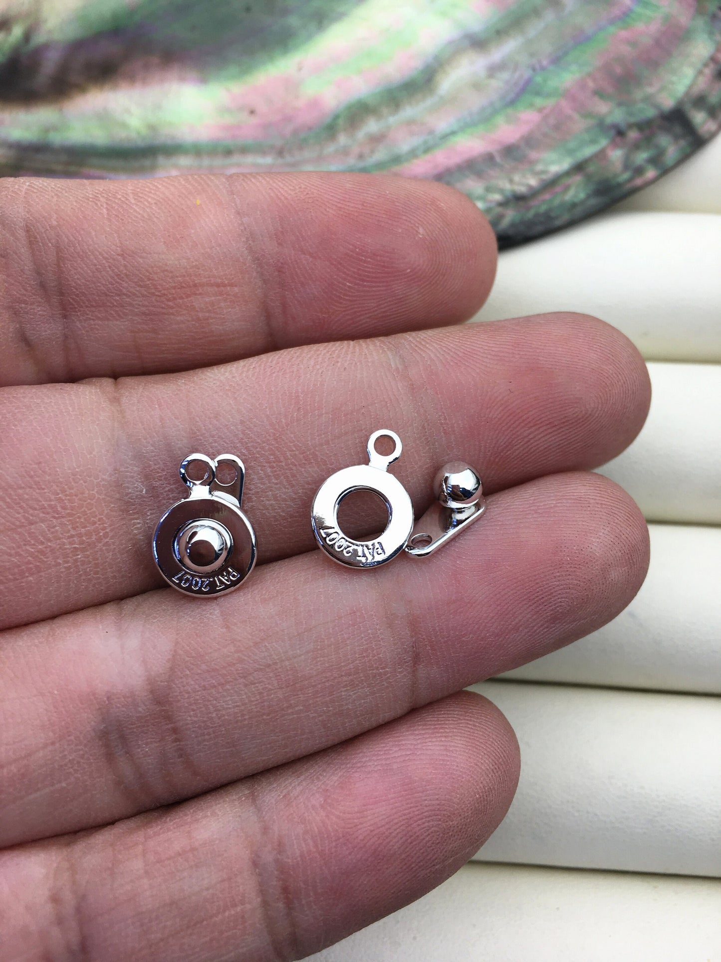 1pc 9mm PAT clasp, single strand clasp, necklace clasp, fashion jewelry findings, made in japan,ASL-CL-025