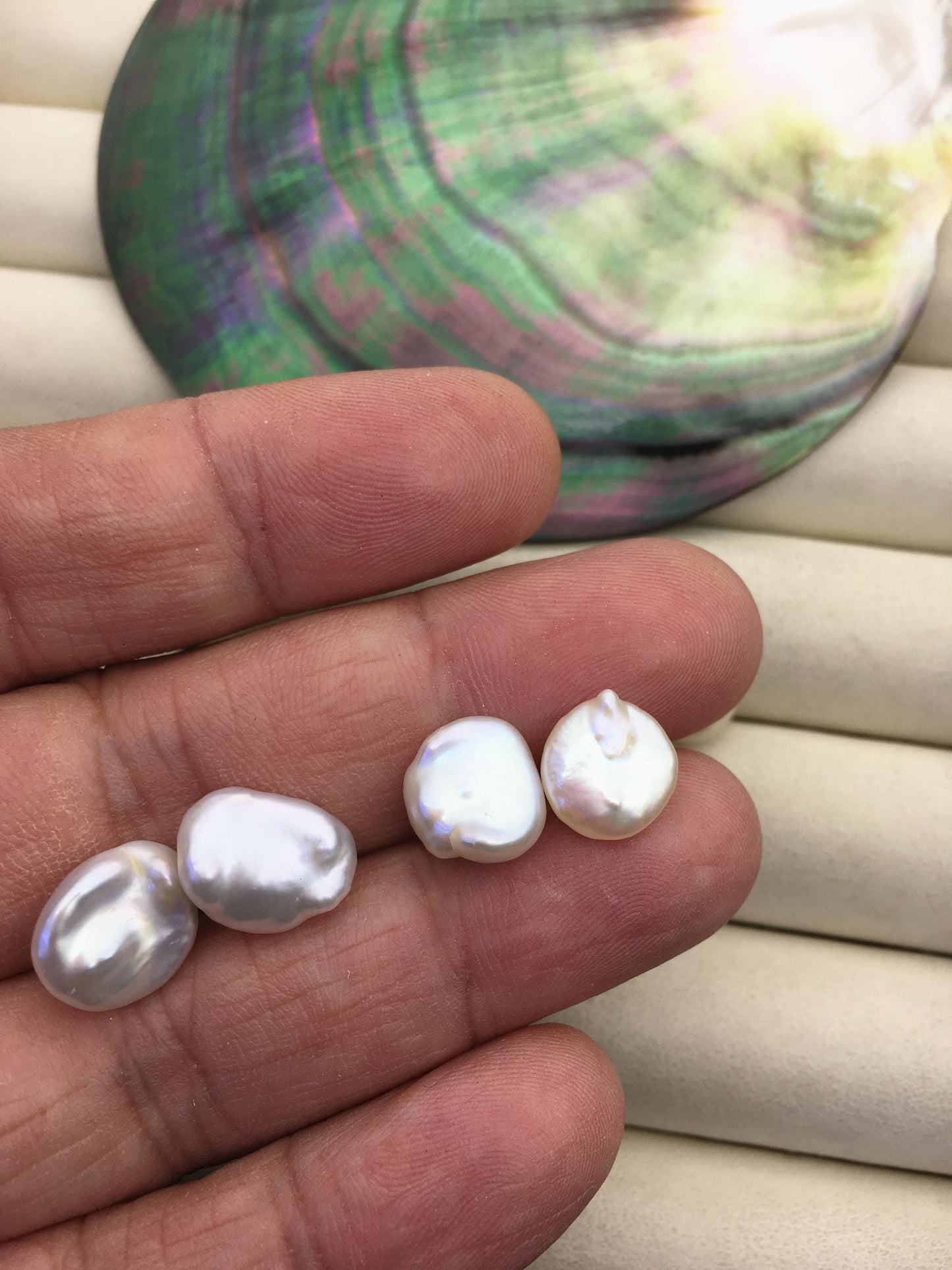 5 pairs AA+ 10-11mm White keshi pearls Pair,for make stud earrings,baroque pearl,loose pearl beads,very high luster,ZS-T4