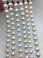 AA 9-11mm white round freshwater pearls,RP9-2A-1