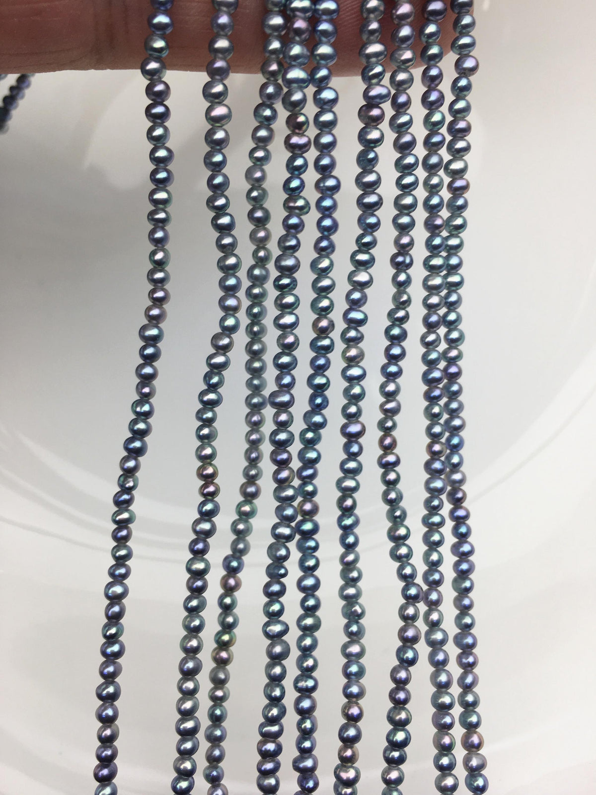 AAA 2.5-3mm black blue seed potato freshwater pearls,seed pearl,small size pearls bead wholesale,Wedding,Love,Happiness,birthday,CR2-3A-5