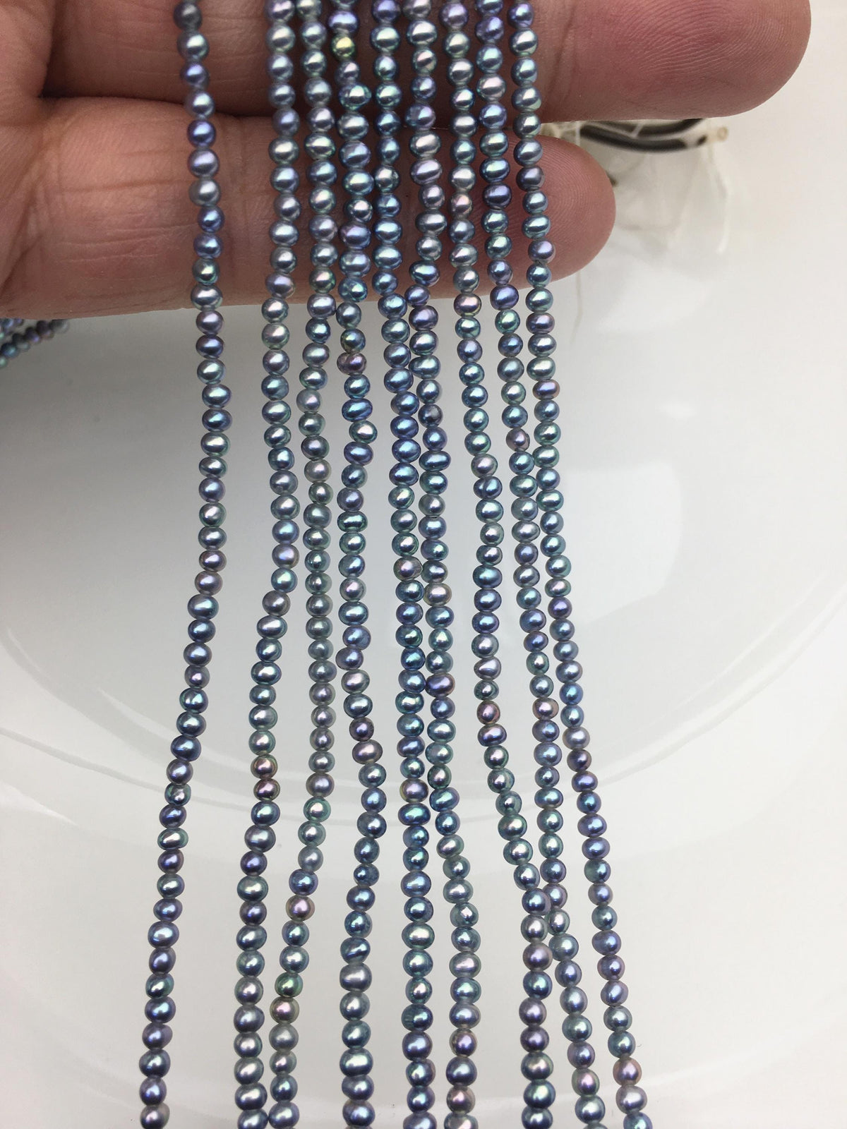 AAA 2.5-3mm black blue seed potato freshwater pearls,seed pearl,small size pearls bead wholesale,Wedding,Love,Happiness,birthday,CR2-3A-5