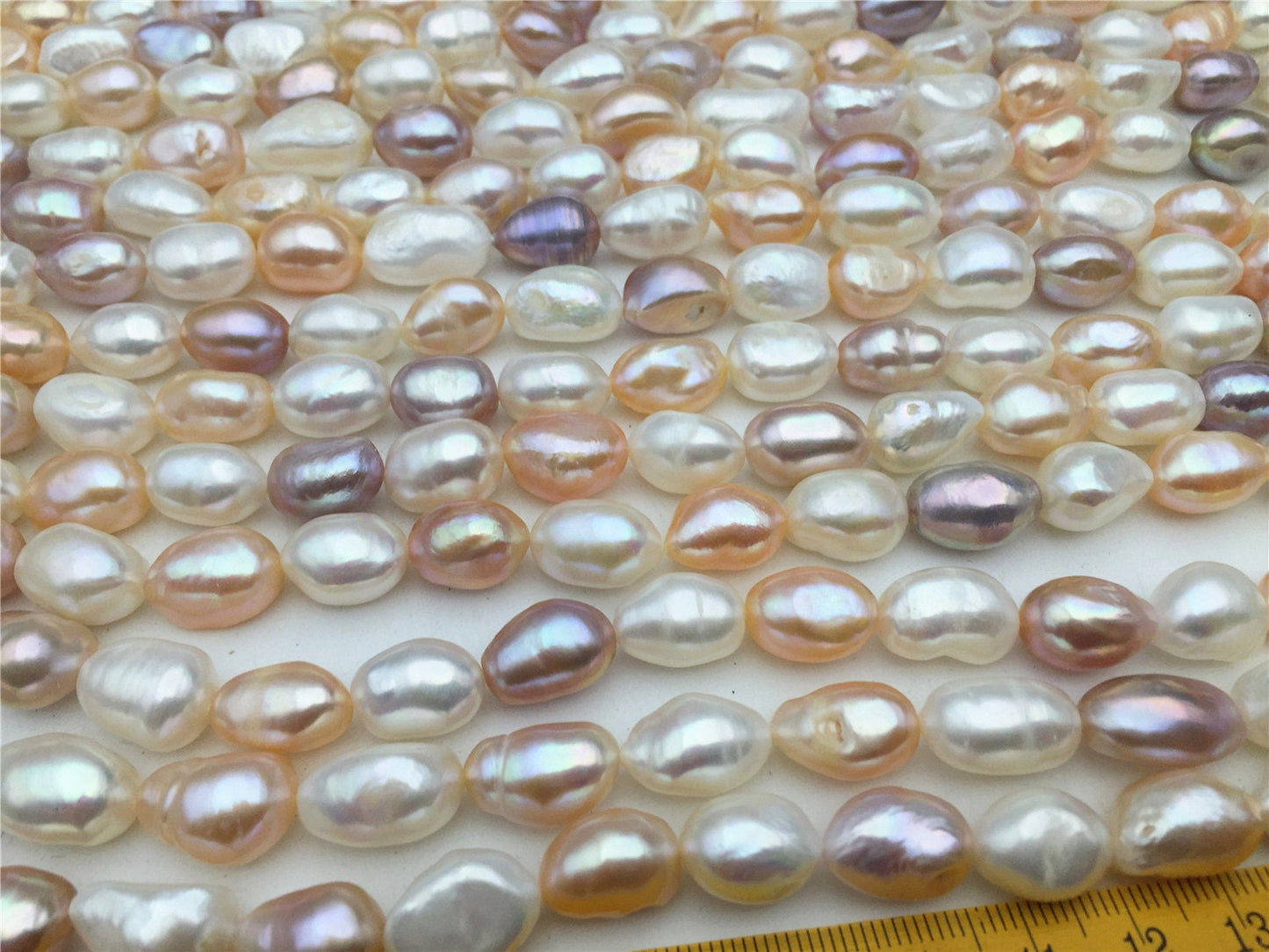 AA+ 10-11x11-14mm VERY LONG Misc color nugget freshwater pearls,full strand,bride pearl,mothers day gift,LM10-2A-9