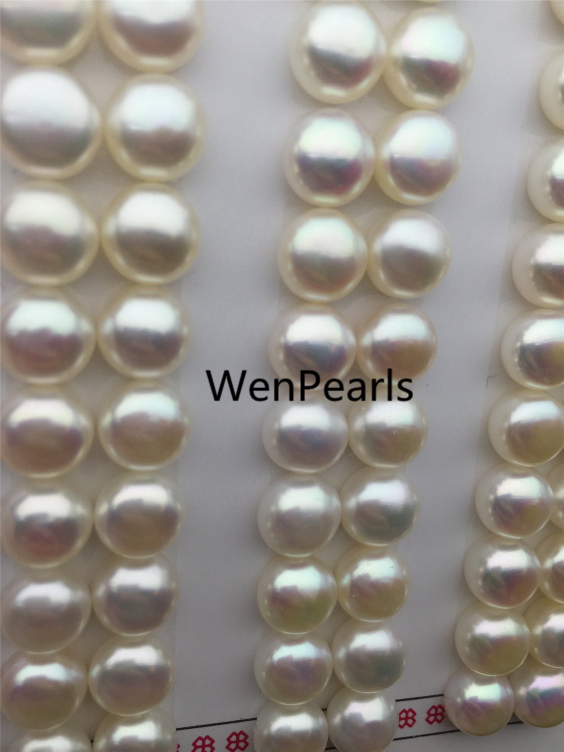 AAA 8-8.5mm white/pink/purple/gray/black button round freshwater pearl pairs,peach color button pearl,BTN8-4A-1-1