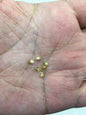 3.5mm cup yellow 18k solid gold smooth cup pendant hook, for pendant,DIY,wholesale,ASG-Pd-005